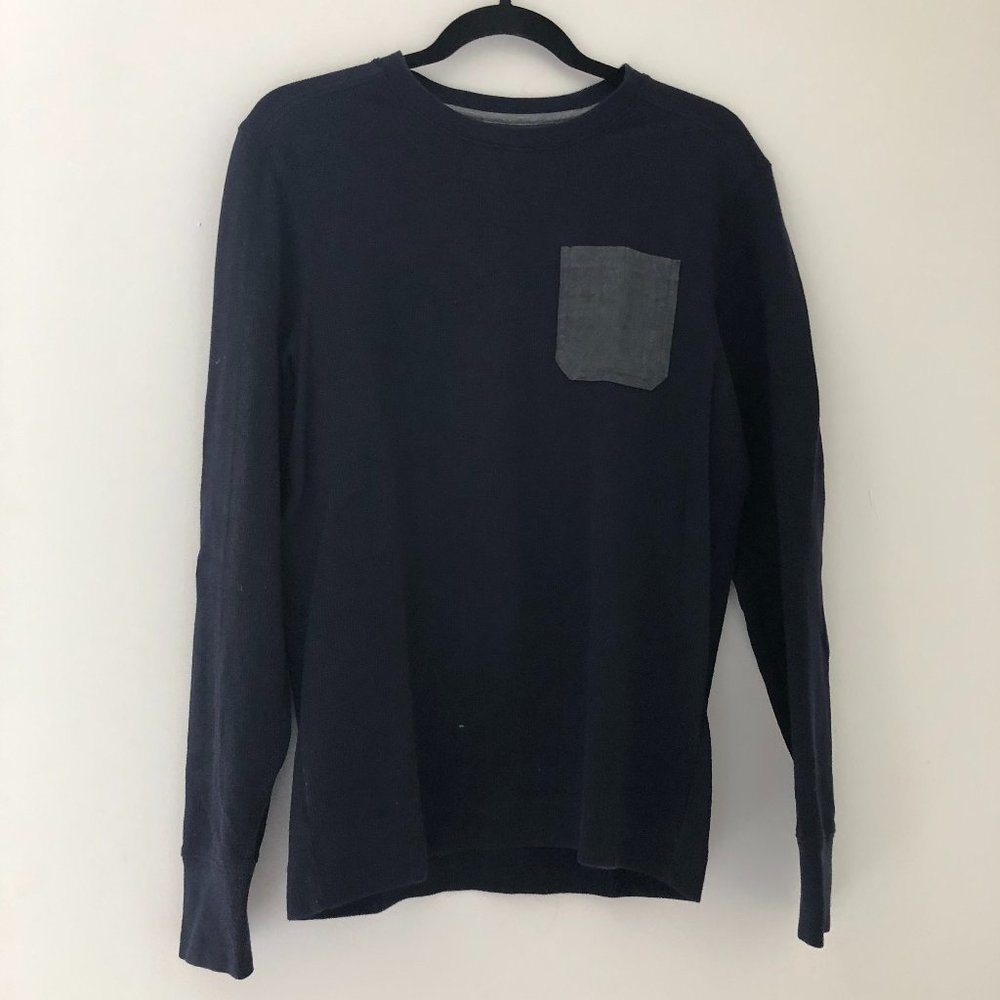 BR sweatshirt Navy grey frocket
